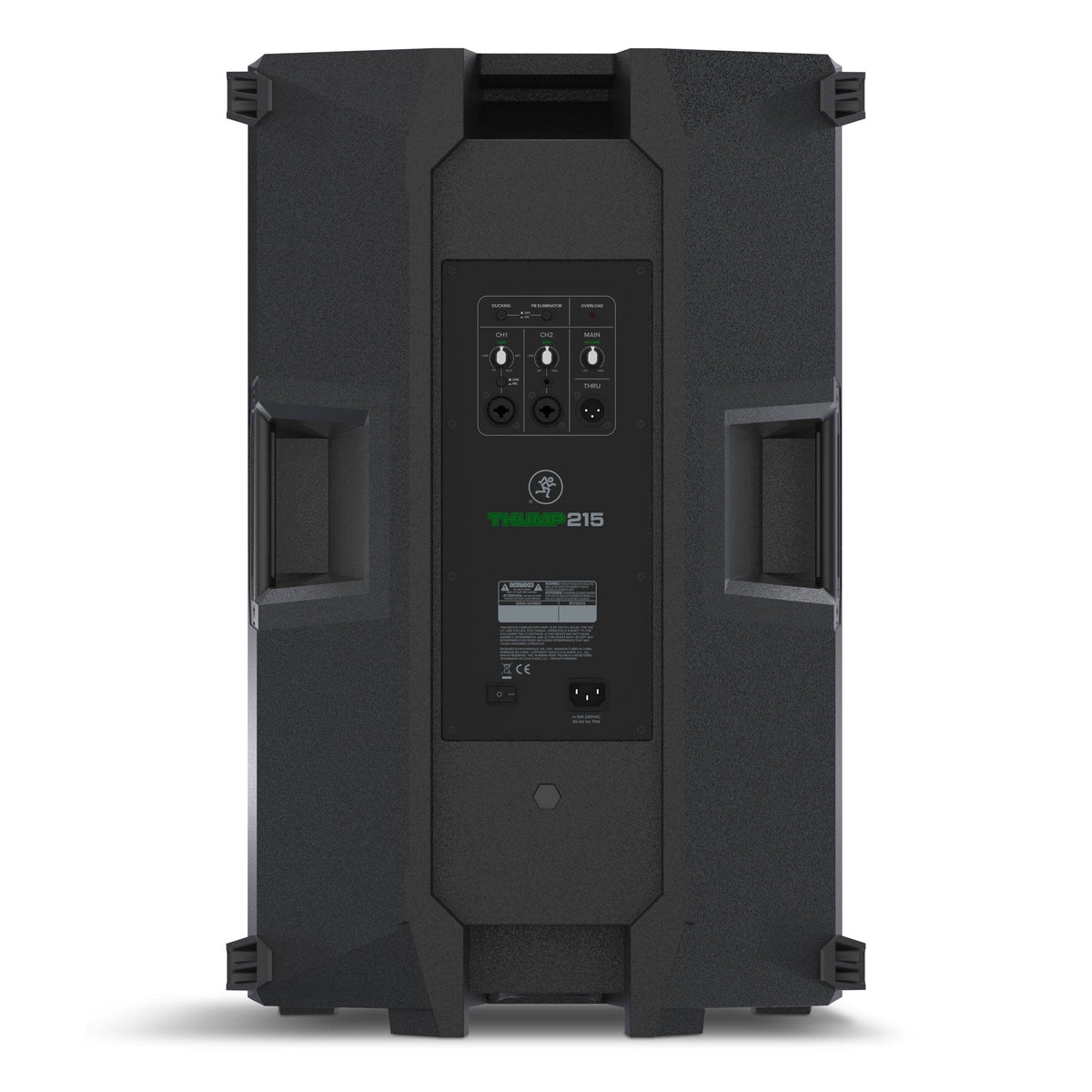Mackie Thump215 15" 1400W Powered Loudspeaker with Heavy-Duty Drivers and Music Ducking Mode, Black, 215