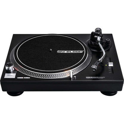 Reloop RP-2000 MK2 Quartz-Driven DJ Turntable (Metallic Black)