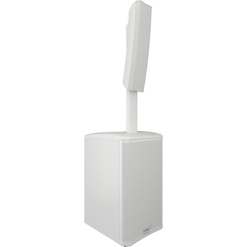 QSC KC12 Active 12" 3-Way Column Loudspeaker System with Bluetooth (White)
