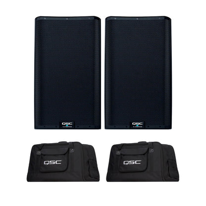 QSC K12.2 Two-Way 12" 2000W Powered Portable PA Speaker with Integrated Speaker Processor (Open Box) (Pair)