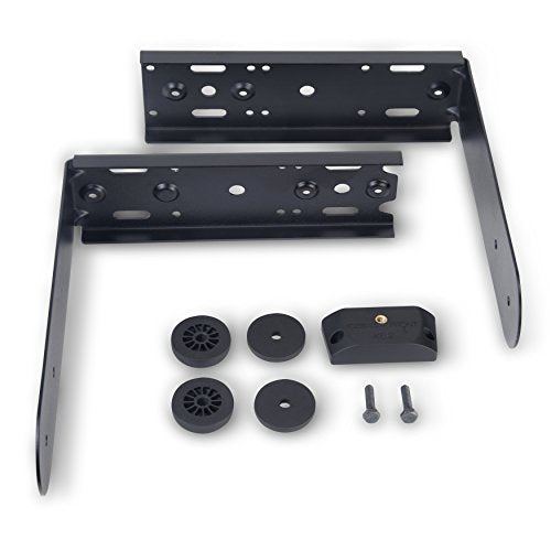 QSC K8.2 Powder Coated Steel Yoke Mount Black