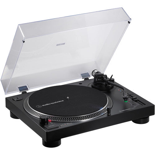 Audio-Technica Consumer AT-LP120XBT-USB Stereo Turntable with USB and Bluetooth (Black) (Open Box)