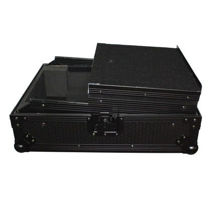 Pro X - Mixer ATA Flight Case for Large Format 12" Universal DJ Mixer W/ Laptop Shelf (Open Box)