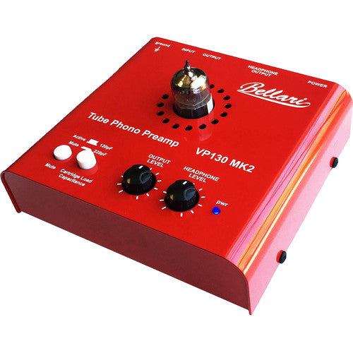Music Hall Bellari vp130 mk2 Tube Phono Preamp with Headphone Amplifier for Moving-Magnet Cartridges