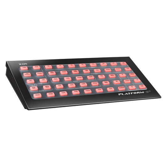 Icon Pro Audio Platform B+ - 50-Button Module for Platform M+ DAW Control Surface