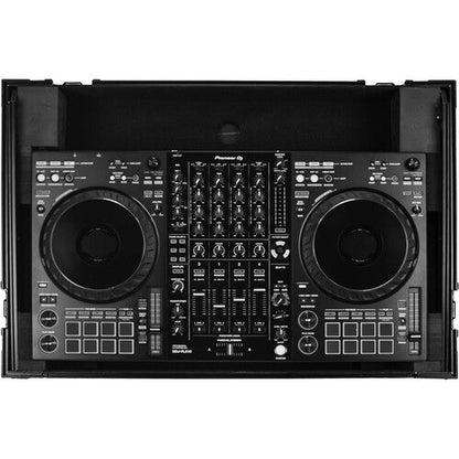 Pioneer DJ DDJ-FLX10 + Odyssey 810GSFLX10M I-Board Flight Case with Glide Style Laptop Platform and Wheels