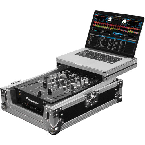 Odyssey Innovative Designs FZGS10MX1 Flight Zone Series Low Profile Glide Style Case for a 10" DJ Mixer