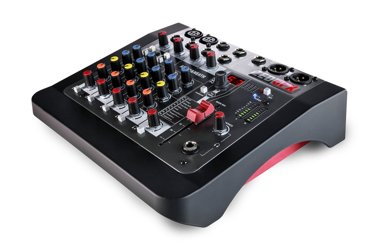 Allen & Heath  ZED-6FX Compact 6 input analog mixer with FX